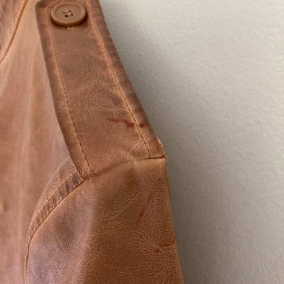 Max studio women’s faux Leather jacket - Picture 5 of 8